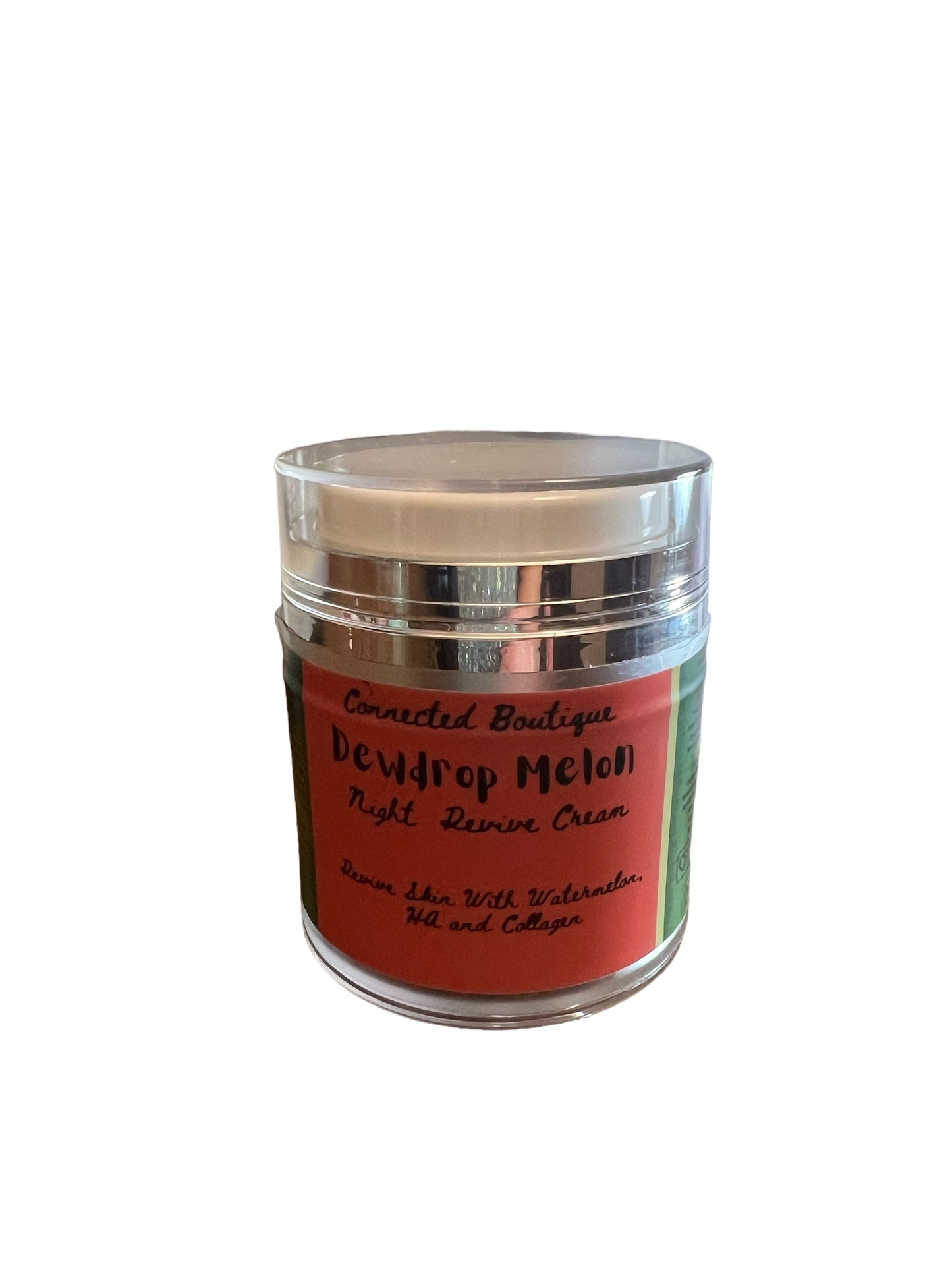 Dewdrop Melon Revive Cream - Watermelon Facial Cream in air pump with vegan collagen & watermelon extract