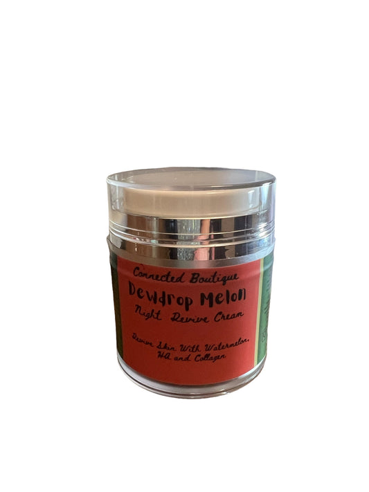 Dewdrop Melon Revive Cream - Watermelon Facial Cream in air pump with vegan collagen & watermelon extract